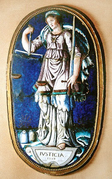 Justice by Pierre I Courteys